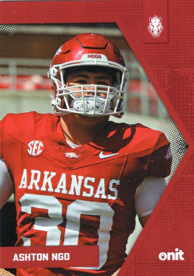 ONIT Athlete 2025 Arkansas Razorbacks Football Trading Card Singles ...