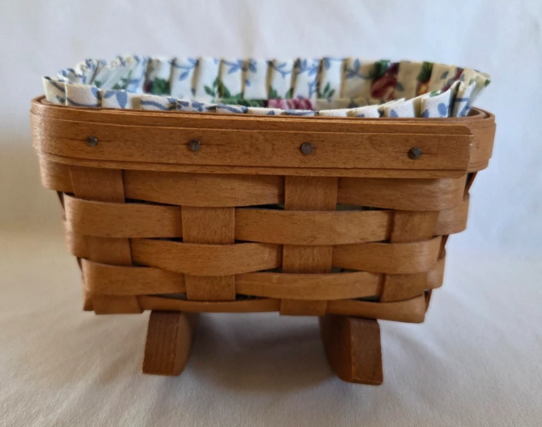 Longaberger Cradle Basket In Longaberger Baskets Pre-1990 for sale