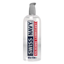Swiss Navy Silicone Based Premium Lubricant 16oz - Made in the USA