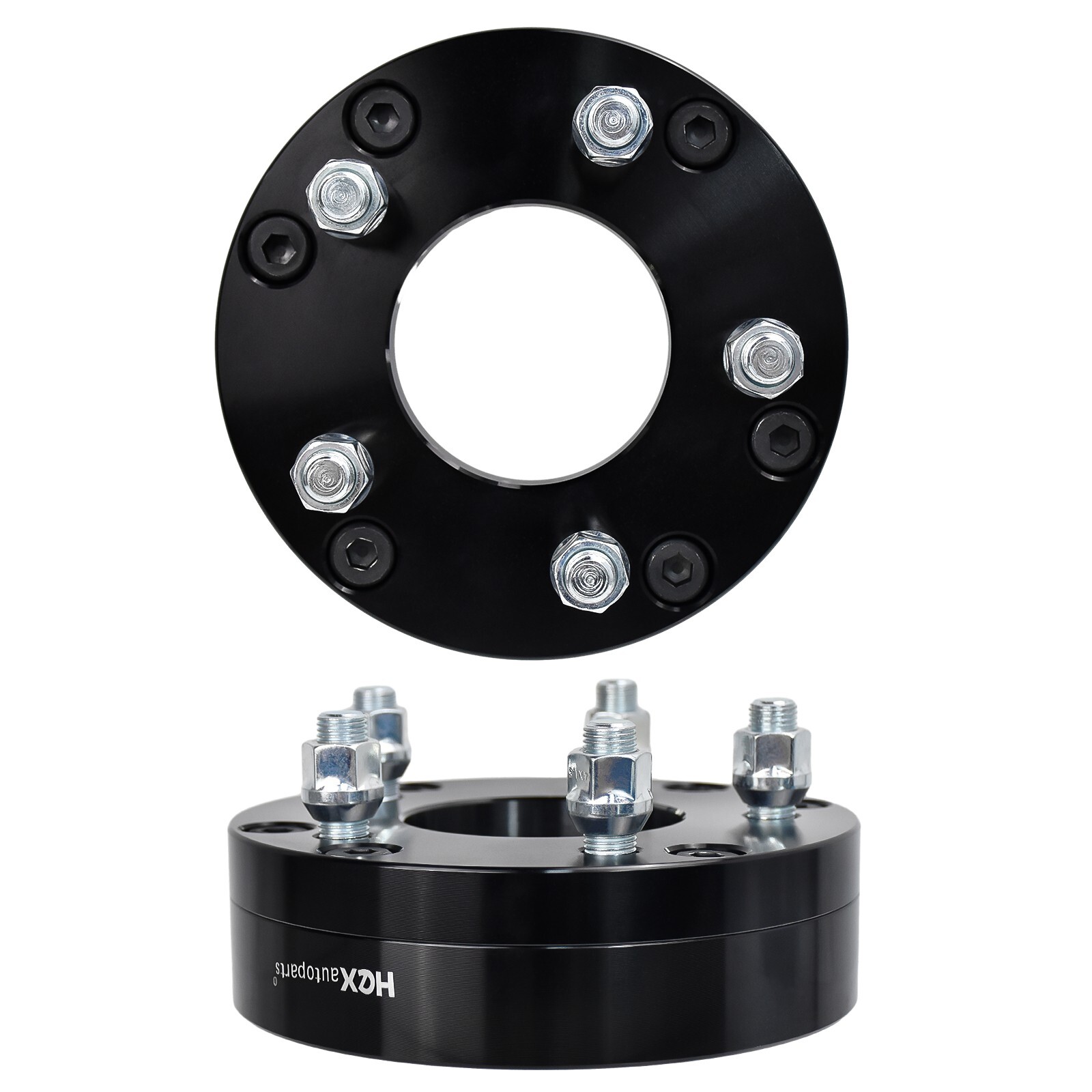 (4) 2" 6x5.5 to 5x5 Wheel Adapters 5 Lug Wheels to 6 Lug Chevy GMC