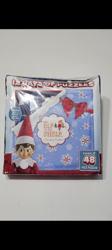 Masterpieces Children's Puzzle The Elf on the Shelf Advent Calendar 12 Puzzles - Picture 2 of 12