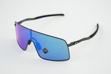 New OO6013-04 Oakley Sutro Ti Titanium Satin Lead / Prizm Sapphire Iridium