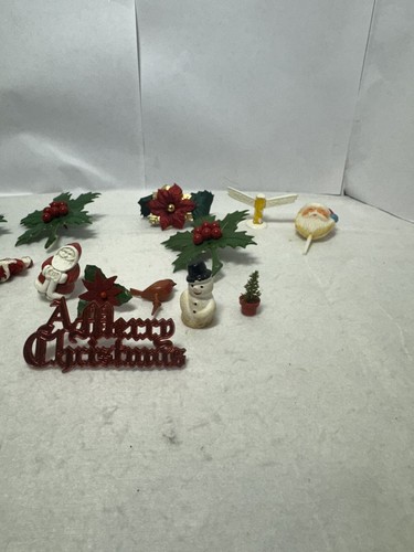 Vintage 70s 80s Christmas Cake Decorations Collecters Fast 24 Hr Dispatch - Picture 3 of 6