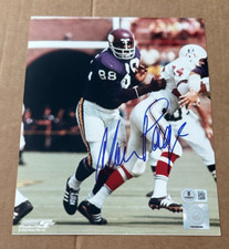ALAN PAGE SIGNED MINNESOTA VIKING 8X10 PHOTO BECKETT CERTIFIED BAS #4