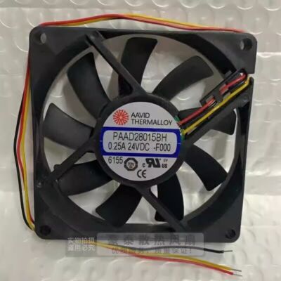 1 Pc. PAAD28015BH DC24V 0.25A 3-Wire Cooling Fan