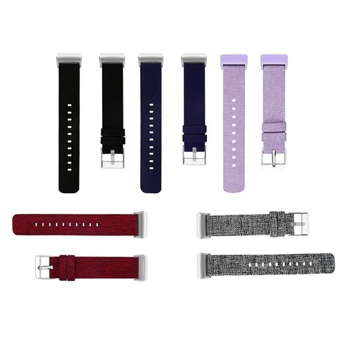 Replacement Woven Nylon Elastic Strap Band For Fitbit Charge 2, 3, 4 - Sports Style, One-Piece