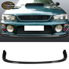 STI Style Unpainted PU Front Bumper Lip Chin Spoiler For 97-01 Subaru Impreza