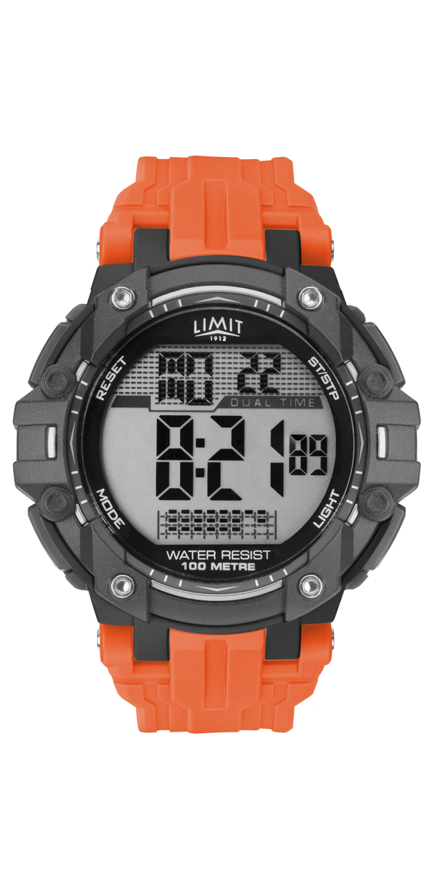 LIMIT WATCHES SPORTS WATERPROOF RUBBER STRAP WATCH DIGITAL ANALOGUE