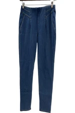 DG2 by Diane Gilman Women's Stretch Knit Denim Jegging Light Indigo