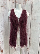 Nwt 2 Chic Luxe Maroon Vest Size One Size Tcc