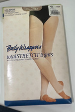 Body Wrappers Total Stretch Tights A32 Adult Footless Size Large XL