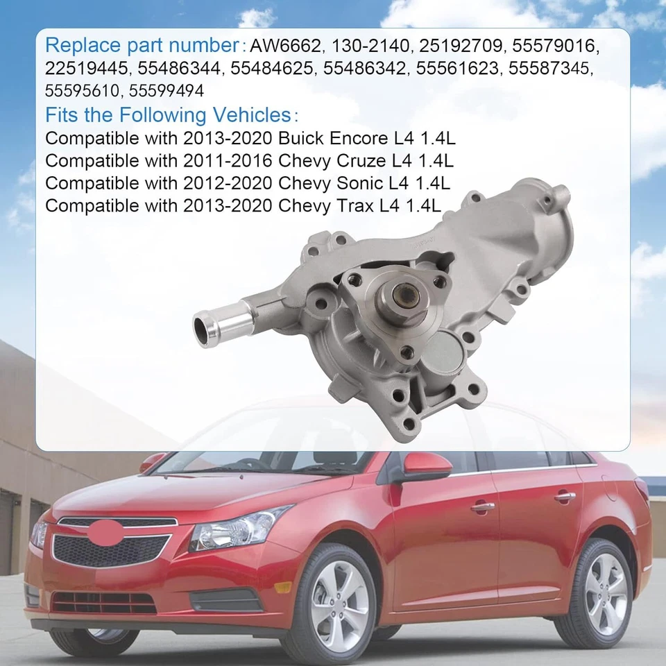 Head Gasket Bolt Timing Chain Kit for 2011-2015 Chevrolet Sonic Cruze Buick 1.4L - Image 3 of 4