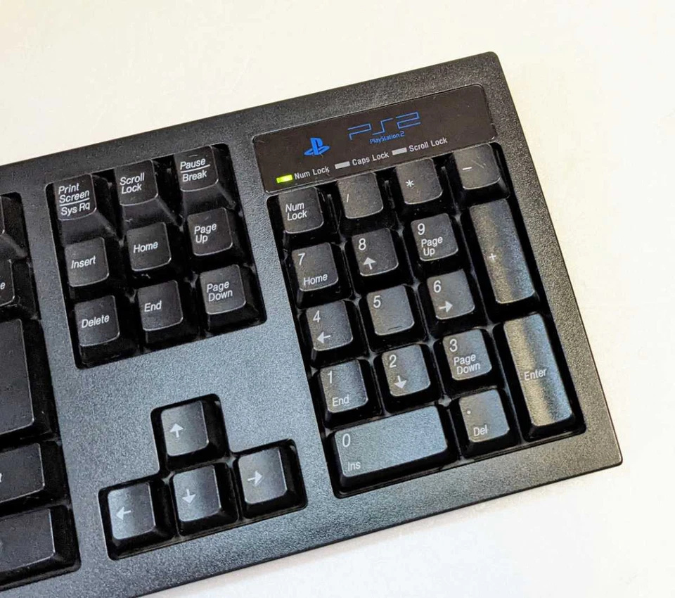 Sony PlayStation 2 USB Keyboard SCPH-10240 PS2 Used Controller Black W/ Box JP - Image 4 of 4