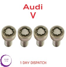 4X Radschloss Radschrauben Diebstahlschutz Bolzen Code V für Audi VW Skoda