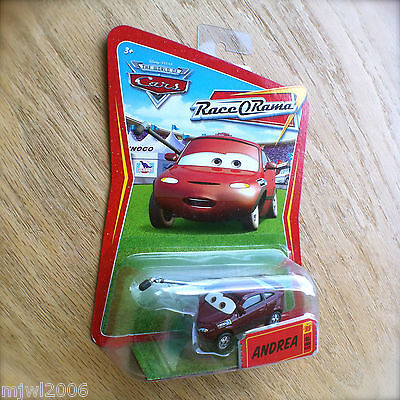 NEW Sealed Rare Disney Pixar Cars Race O Rama Andrea #8