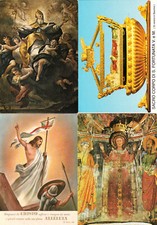 LOTTO 12 CARTOLINE RELIGIOSE MISTE -  VARI ANNI - COME DA FOTO
