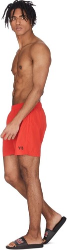 Y-3 Yohji Yamamoto Adidas Logo Swim Shorts Trunks RED Men's Size S FN5711 - 第 10/14 張圖片