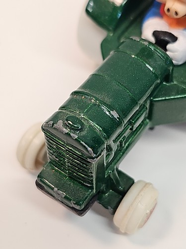 Looney Tunes PORKY PIG Character Green Farm Tractor Ertl Toy 2702 Die Cast 1988 - Picture 9 of 10
