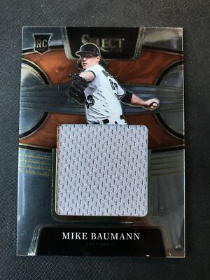 2022 Panini Select #RJS-MI Mike Baumann Rookie Jumbo Patch Baltimore Orioles