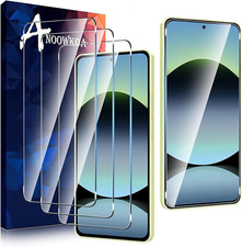 3 Pack for Redmi Note 14 4G/Redmi Note 14 5G Screen Protector Tempered Glass Fil