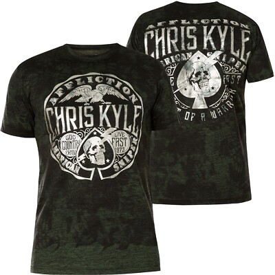 AFFLICTION T-Shirt CK Cadre Grün T-Shirts