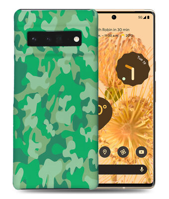 CASE COVER FOR GOOGLE PIXEL|GREEN CAMOFLAGUE PATTERN