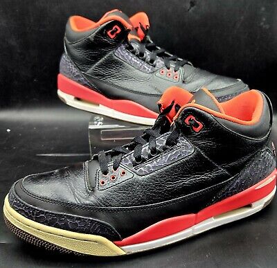 2012 Nike Air Jordan 3 III Retro Crimson 136064-005 Men's 2012 Nike Air Jordan 3 III Retro Crimson 136064-005 Men's