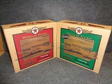 WINGS OF TEXACO 1935 SPARTAN EXECUTIVE DIECAST AIRPLANE REGULAR & SPECIAL SET