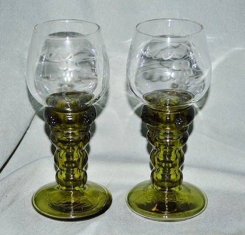 Excelsa Set de Verres à Eau, Vert, 6 unités - 62652 - Maison