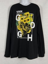 Image of Vans T-Shirt Men’s XL Black Graphic Long Sleeves New