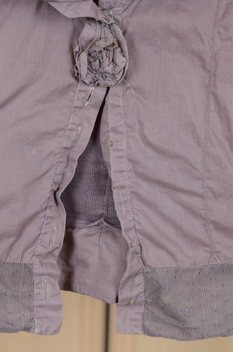 Elisa Cavaletti Shirt Blouse Women’s Cotton Buttons Italy Bohemian M-L - Picture 4 of 6