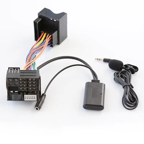 Bluetooth 5.0 AUX Audio Adapter mit Mikrofon Kabel für Mercedes-Benz W169 W245  - Bild 5 von 7