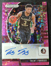 2020-21 Prizm Draft Picks Trent Forrest Rookie Auto Pink Disco Fastbreak /25
