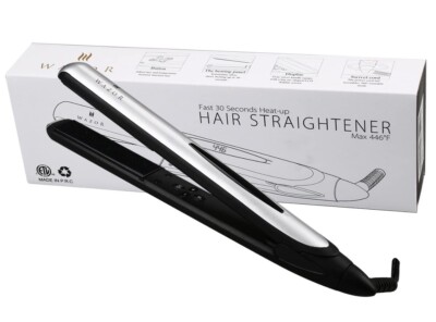 Professional Hair Straightener, Fast 30 Seconds heat-UP- Max 446*F - Brand New