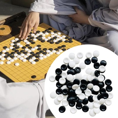 100 Stck. Go Pieces interaktives Brettspiel Schachfiguren für Erwachsene Familie Jugendliche