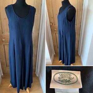 navy blue summer maxi dress