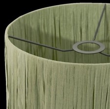 MADE.COM Cruz Lamp Or Pendant Shade, 30cm Raffia Green Brand New Boxed & Sealed