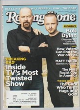 Rolling Stone Magazine August 16, 2012 Breaking Bad Bob Dylan