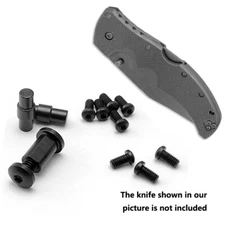 1 Set Black Stainless Steel Screw For ColdSteel Recon1 Folding Knife DIY EDC