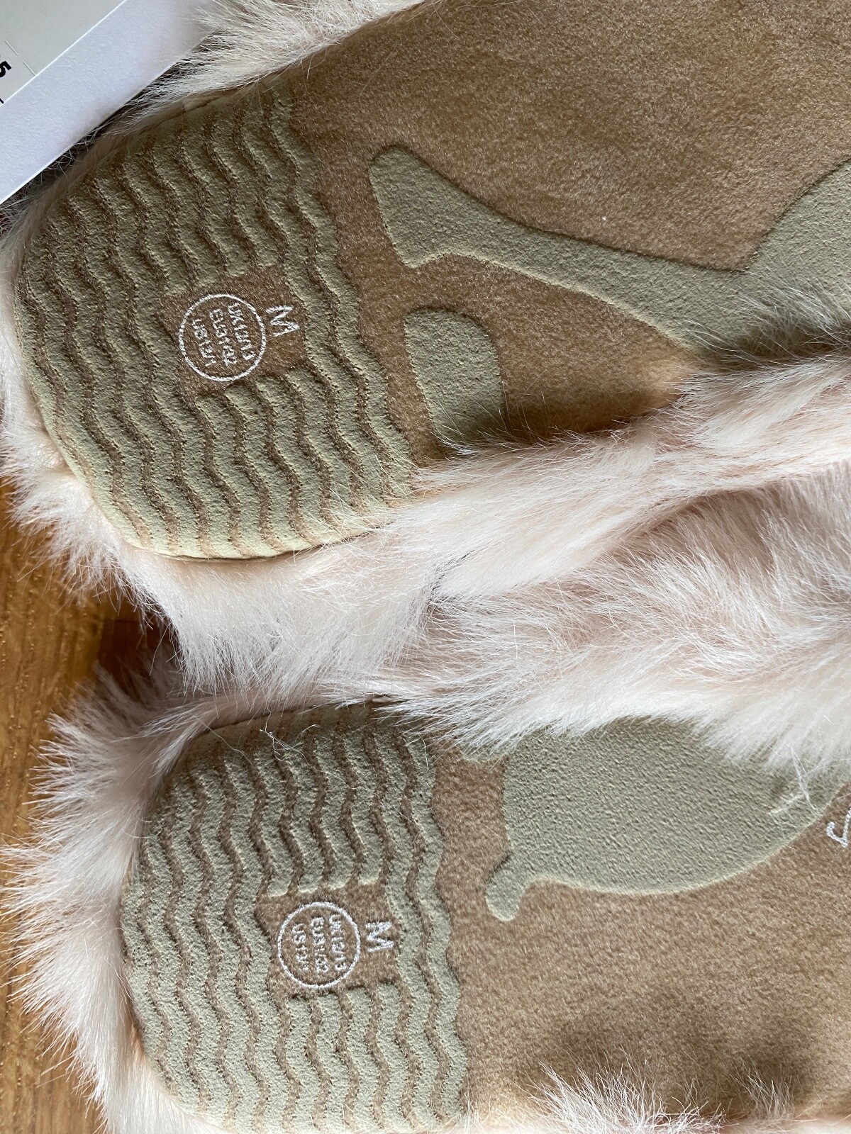 Joules Children's Slip On Mule Slippers Soft Pink Size M = UK Size