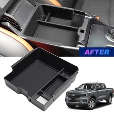 Car Center Armrest Storage Organizer Box Accessories For 2024-2025 Ford Ranger