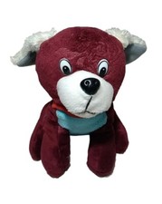 Puli International Plush Red and Blue Dog 8" Floppy Ears Hand Made