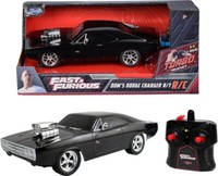 Jada Toys 253203019 Fast & Furious Rc 2.4GHZ Dom's Dodge Charger R/T 1970 1:24