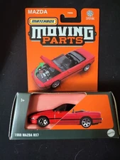 2024 Matchbox Moving Parts 1988 MAZDA RX7 Red New Card