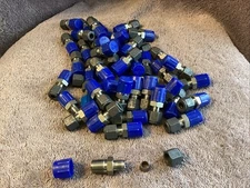 50—PARKER…4-4 FBZ-SS…1/4” NPT x 1/4” Line Adaptors…NEW 🇺🇸