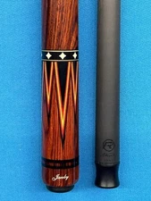 JACOBY CUSTOM POOL CUE REVO 12.9MM 29"  SHAFT  WRAPPLES