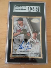 2018 Topps Gold Label Max Fried FA-MF FRAMED AUTO. SGC 8.5
