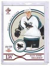 Milan Michalek 2003-04 Pacific Private Stock Reserve Rookie Red Card #137 /225