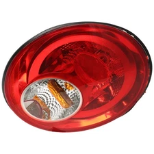 Tail Light For 2006-2010 Volkswagen VW Beetle Right Clear Red Lens Halogen Bulb