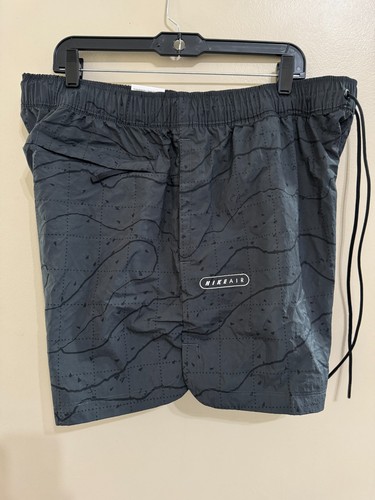 Nike Air Land Pantaloncini Tessuto Nero Escursionismo Topografia AOP Uomo 2XL DM5226-060 NUOVI - Foto 4 di 11